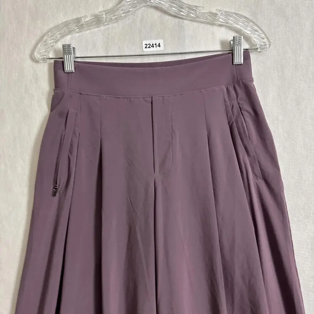 Athleta Purple Wide-Leg Track Pants - Picture 4 of 13